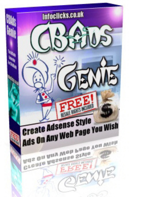 Product picture *NEW*cb ads genie with master resale rights