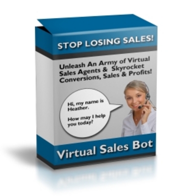 Product picture NEW! virtual sales bot with master resale rights 