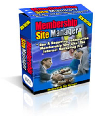 Product picture *NEW!* Membership Site Manager_MRR INC