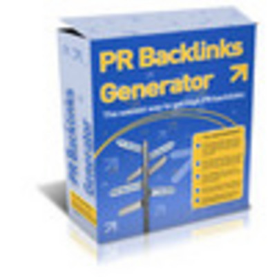Product picture *NEW!* PR BACKLINKS GENERATOR