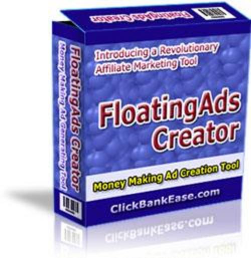 Product picture floating ads creator